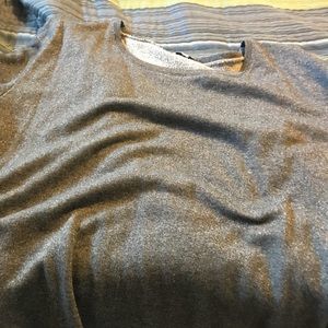 Grey sparkle sweatshirt.