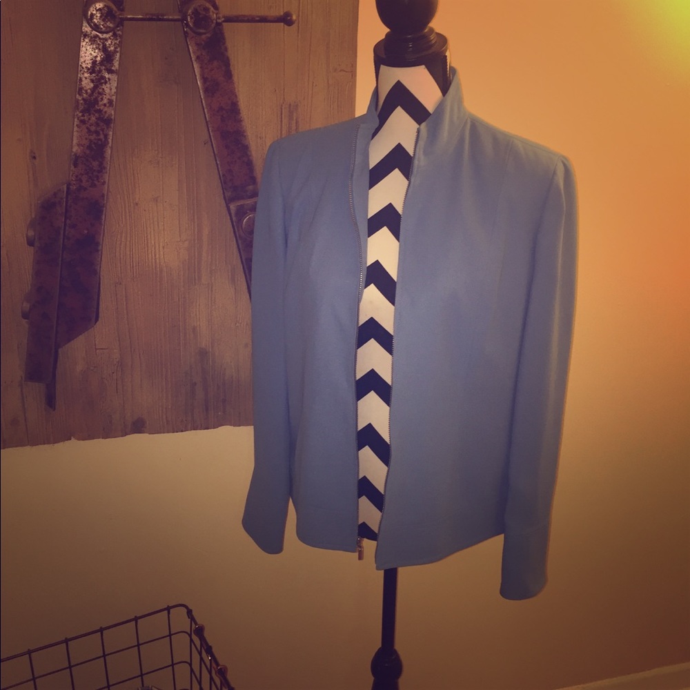Evan-Picone light blue jacket