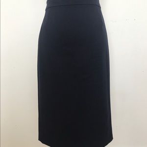 Navy blue pencil skirt