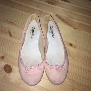 Repetto pink canvas flats size 37