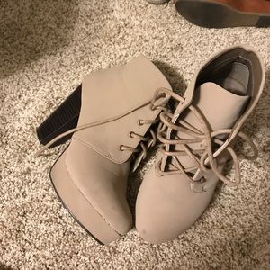 Nude booties