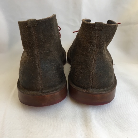Cole Haan Mens Brown Suede Boots main image 4