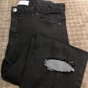 Free People Black Jeans