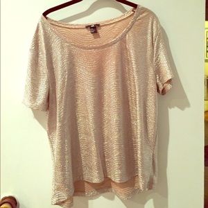 Gold H&M top
