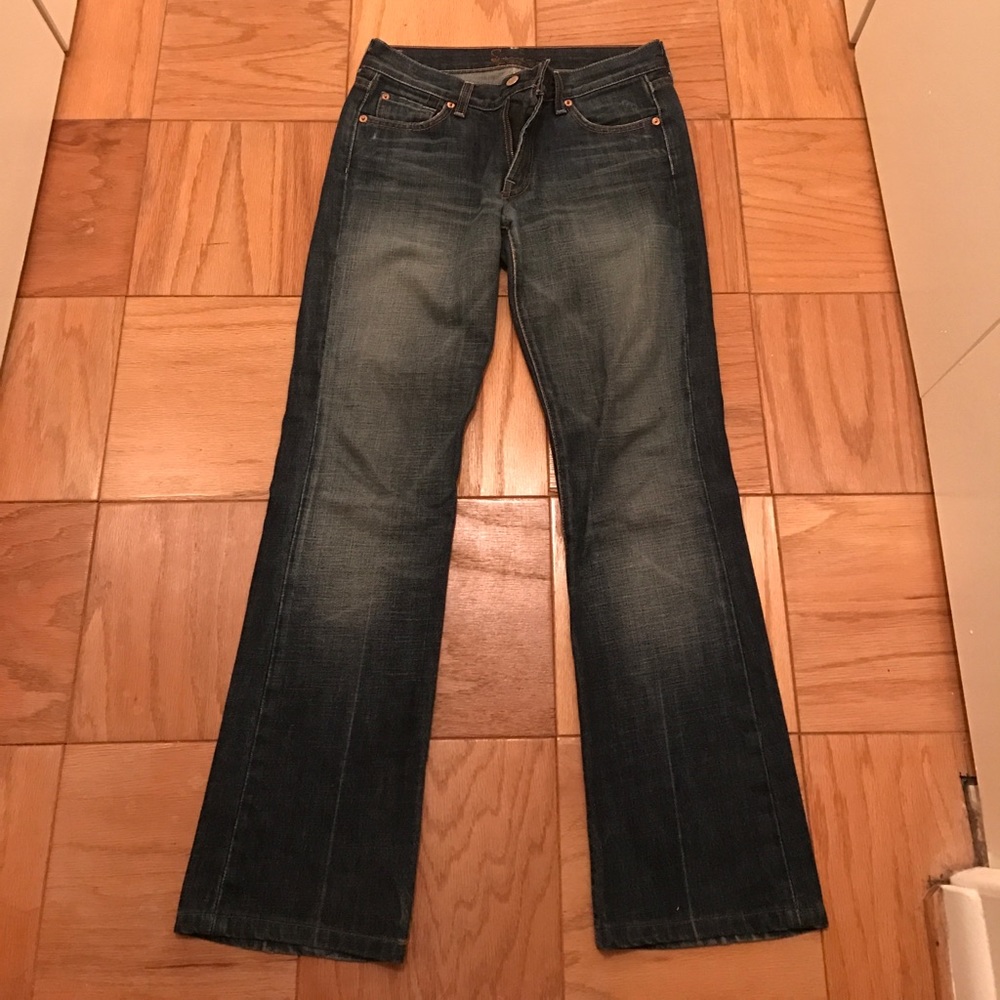 7 for All Mankind bootcut jeans, size 27