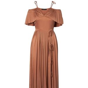 Olivia Palermo Dresses - Olivia Palermo | Pleated Off-the-Shoulder Maxi Olivia Palermo Dresses - Olivia Palermo | Pleated Off-the-Shoulder Maxi