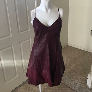 Large Charlotte Russe pleather dress