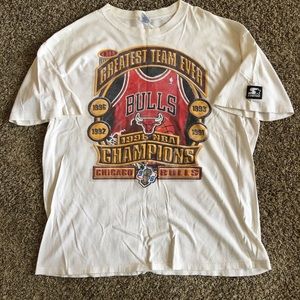 Vintage 1996 Chicago bulls starter t shirt