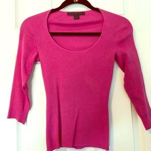 Super stretch hot pink shirt.