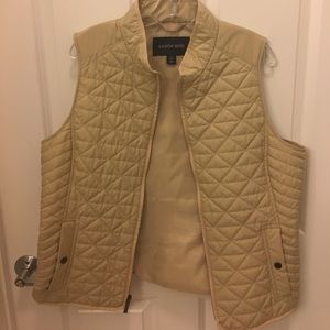 Tan Lands' End Vest