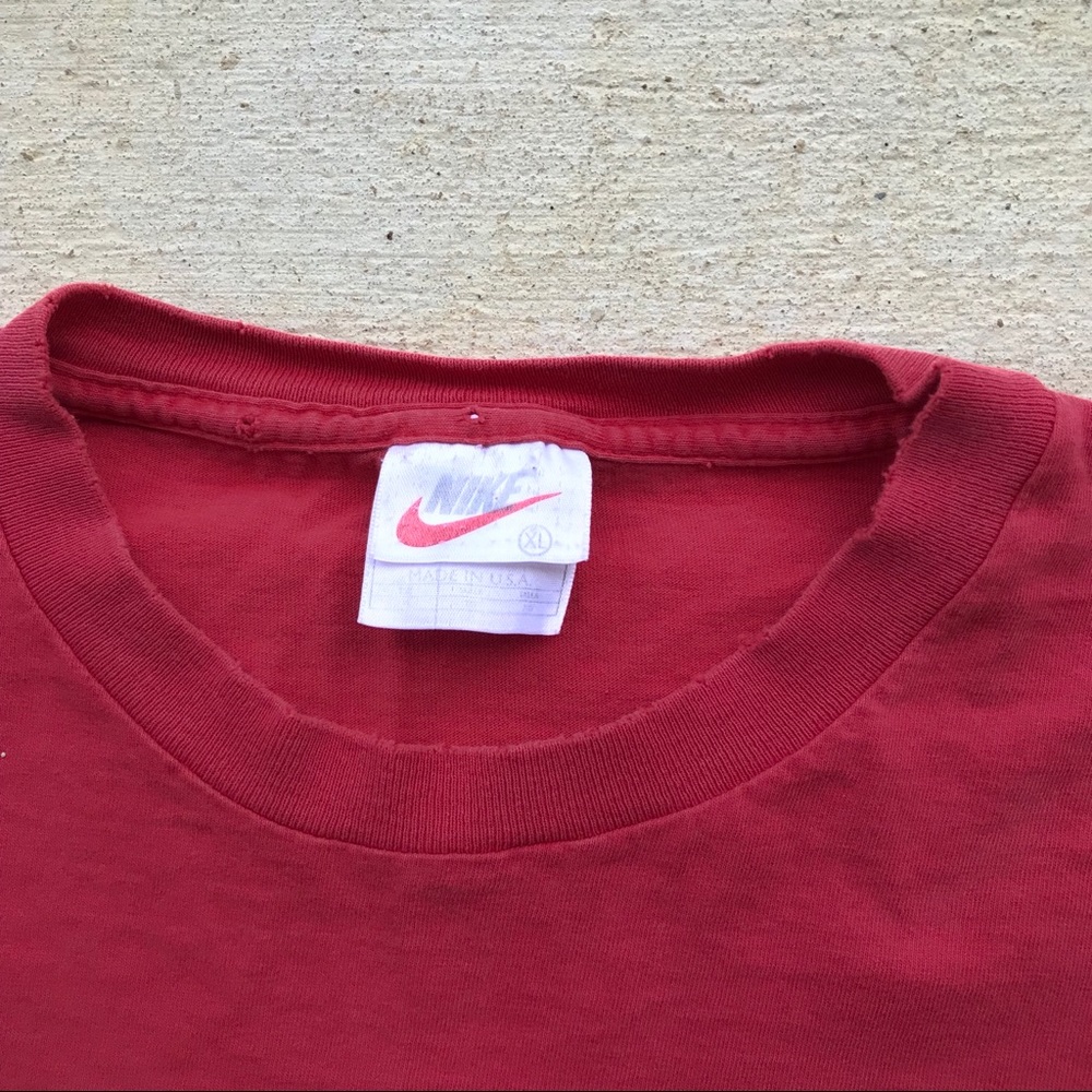 Nike 2000 Vintage US Soccer Tee Off Center Swoosh - Picture 3 of 7