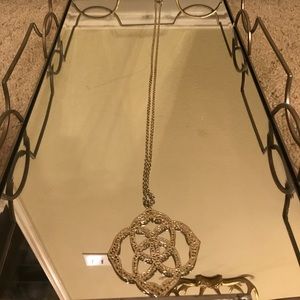 Kendra Scott gold dangle necklace