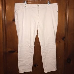White Ava and Viv Power Stretch Cropped Jegging