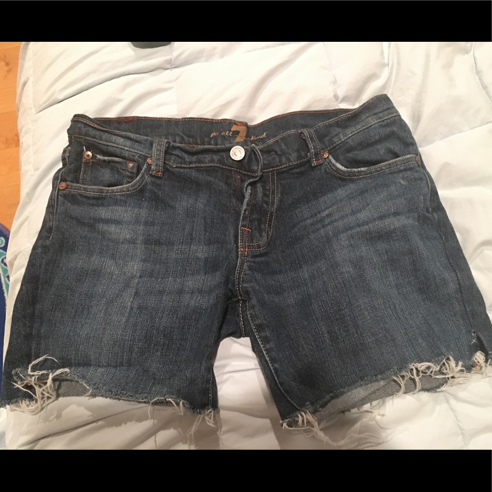 7 for all mankind shorts jeans