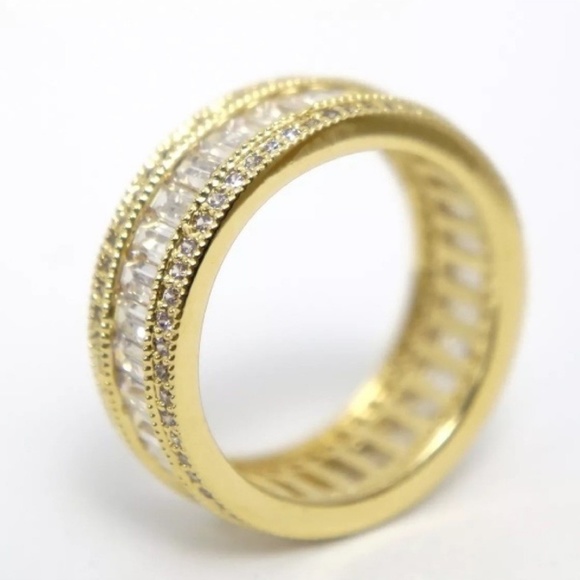 Gold plated ring  with 18K yellow finich - Picture 2 of 8