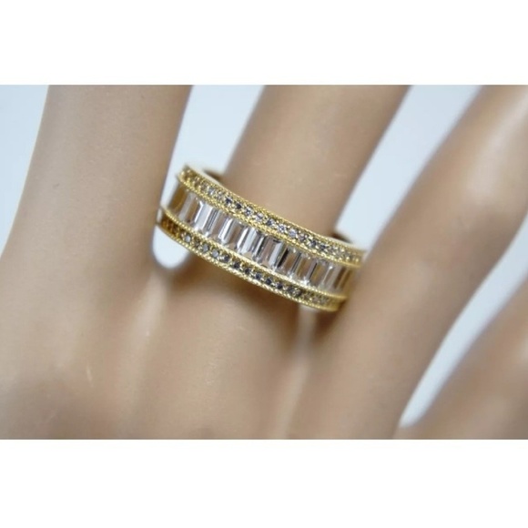 Gold plated ring  with 18K yellow finich - Picture 3 of 8