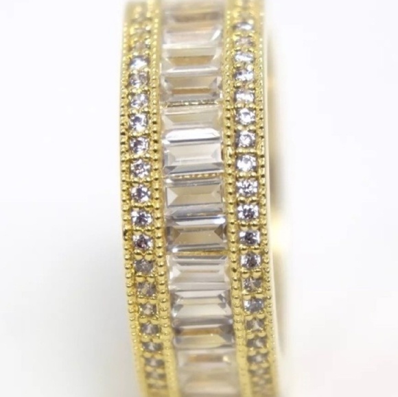 Gold plated ring  with 18K yellow finich - Picture 4 of 8