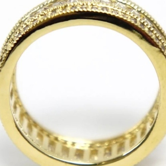 Gold plated ring  with 18K yellow finich - Picture 6 of 8