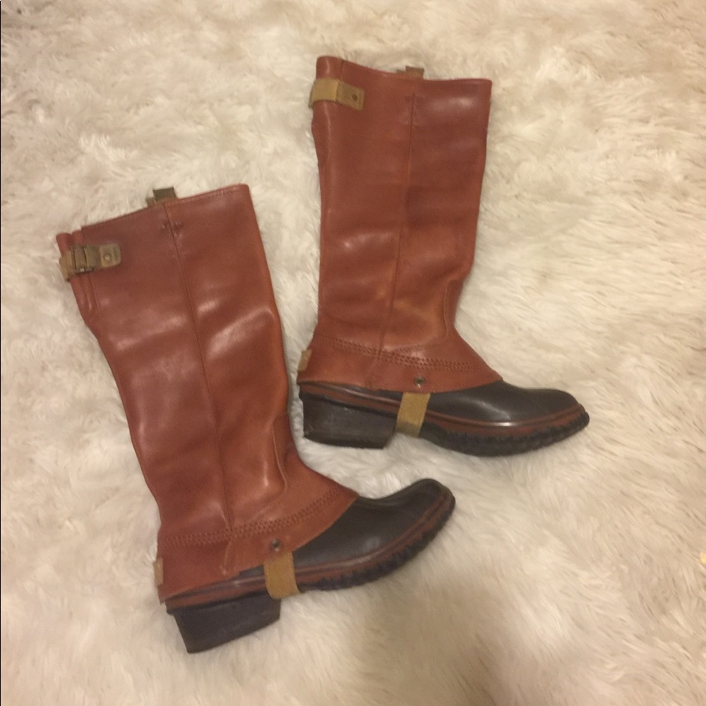 SOREL WINTER BOOTS (riding boot style)