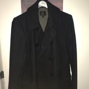J. Crew Navy Dock Peacoat Thinsulate Medium-tall