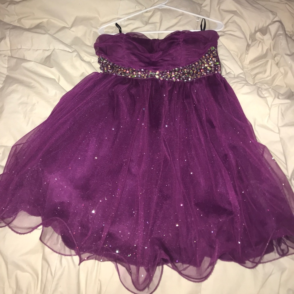 Sparkly Purple Formal Dress