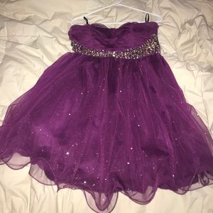 Sparkly Purple Formal Dress