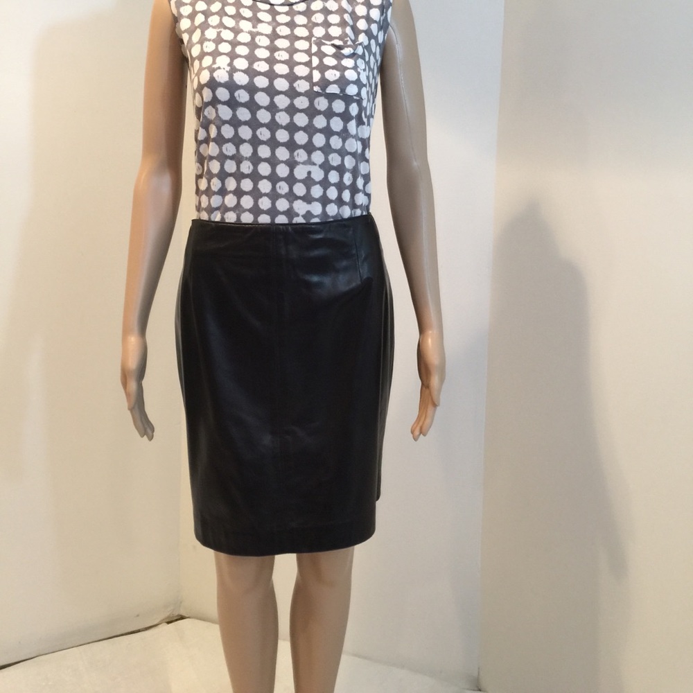 Siena Collection Leather Skirt