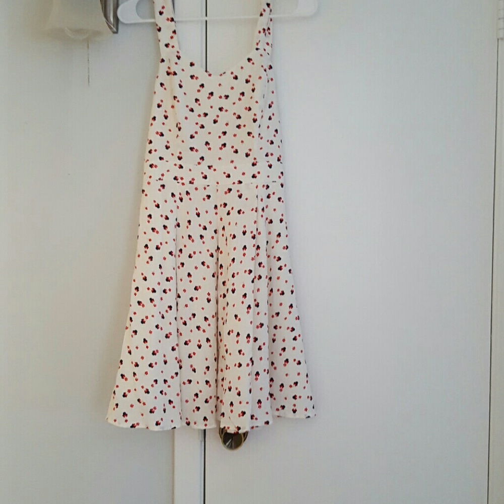 Disney micky print floral dress