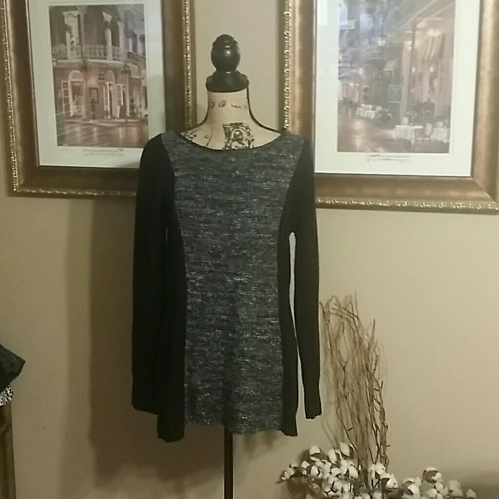 New Direction black sweater.