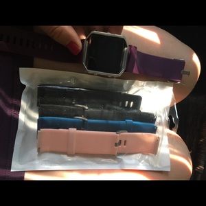 Fitbit Blaze with charger, interchangeable bands