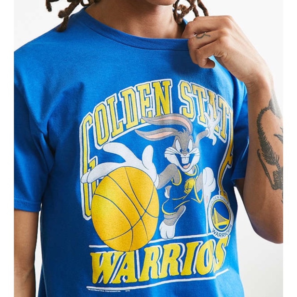 🏀 Golden State Warriors SPACE JAM TEE 💛💙