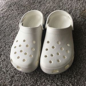 Brand New White Crocs Size 5