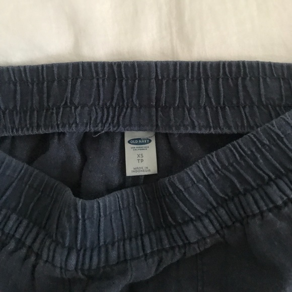 Only Navy - navy blue flowy shorts - Picture 2 of 3