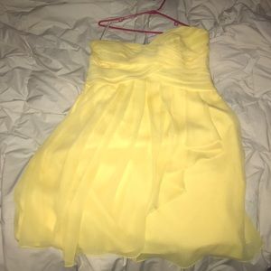 Yellow formal dress