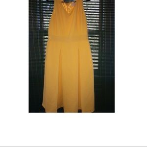 New York and company yellow dress size L