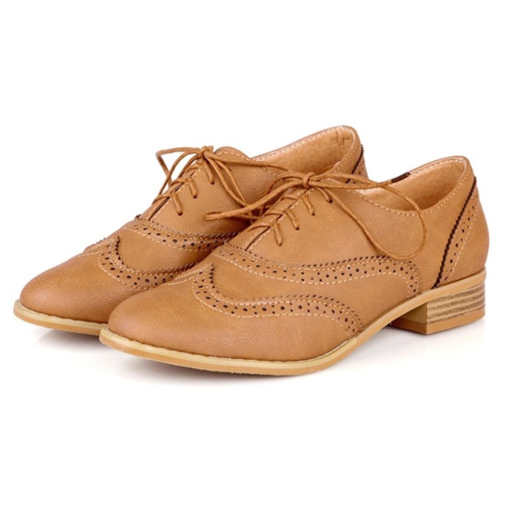 Susanny Women's Oxford Shoes in Light Brown