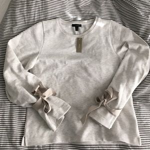 J. Crew Bow Sleeve Sweater