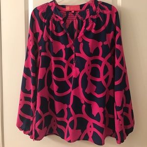 Macbeth Collection by Margaret Joseph’s blouse.