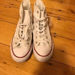Converse White High Tops