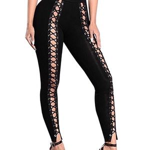 Lace Up Leggings