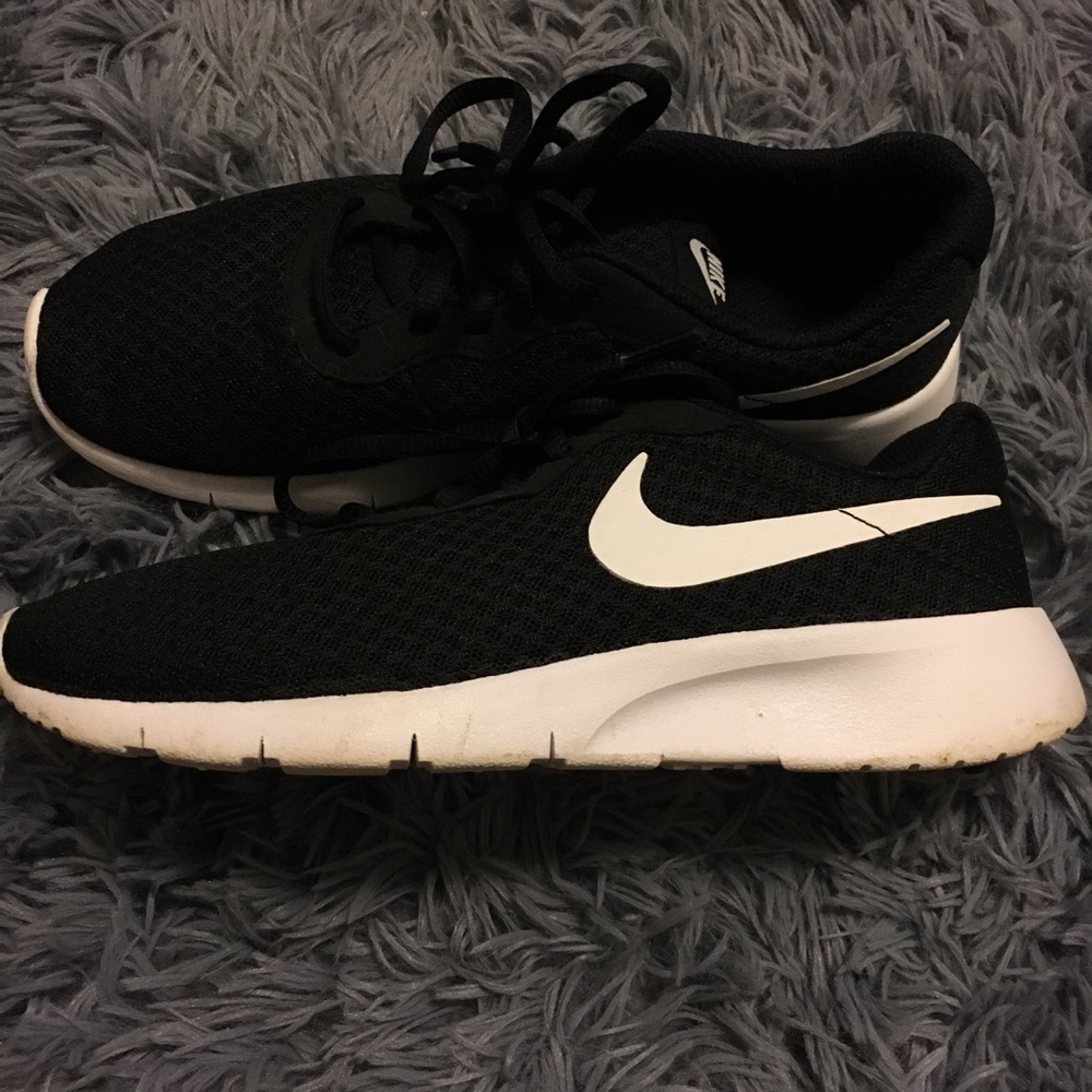 Black Mesh Nikes