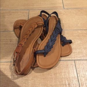 Tan Rampage sandals - size 7.5