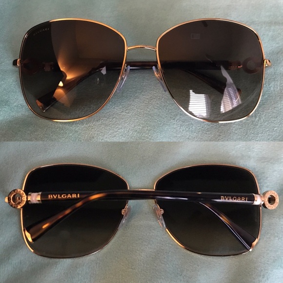 Sold! Bvlgari Gold Plated Sunglasses - Picture 4 of 8