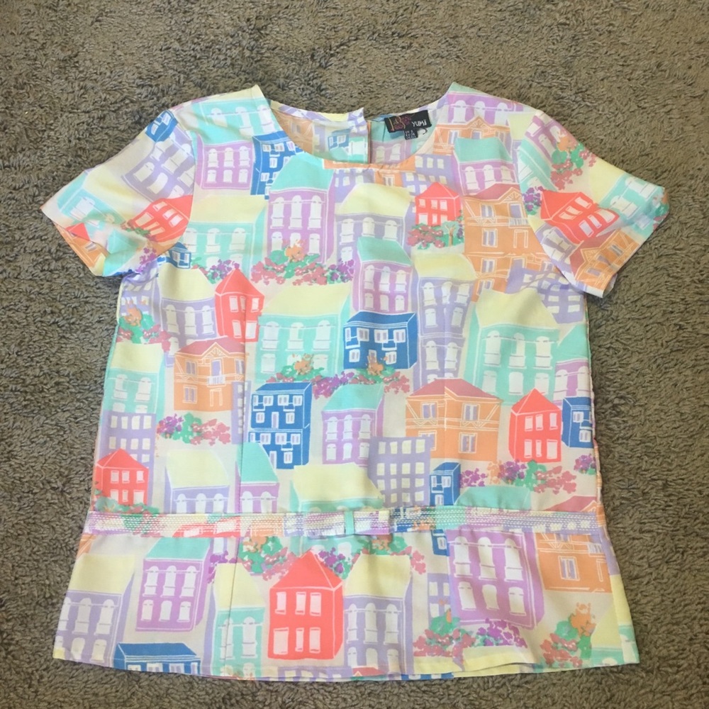 Pastel Blouse with bow Size 0/2