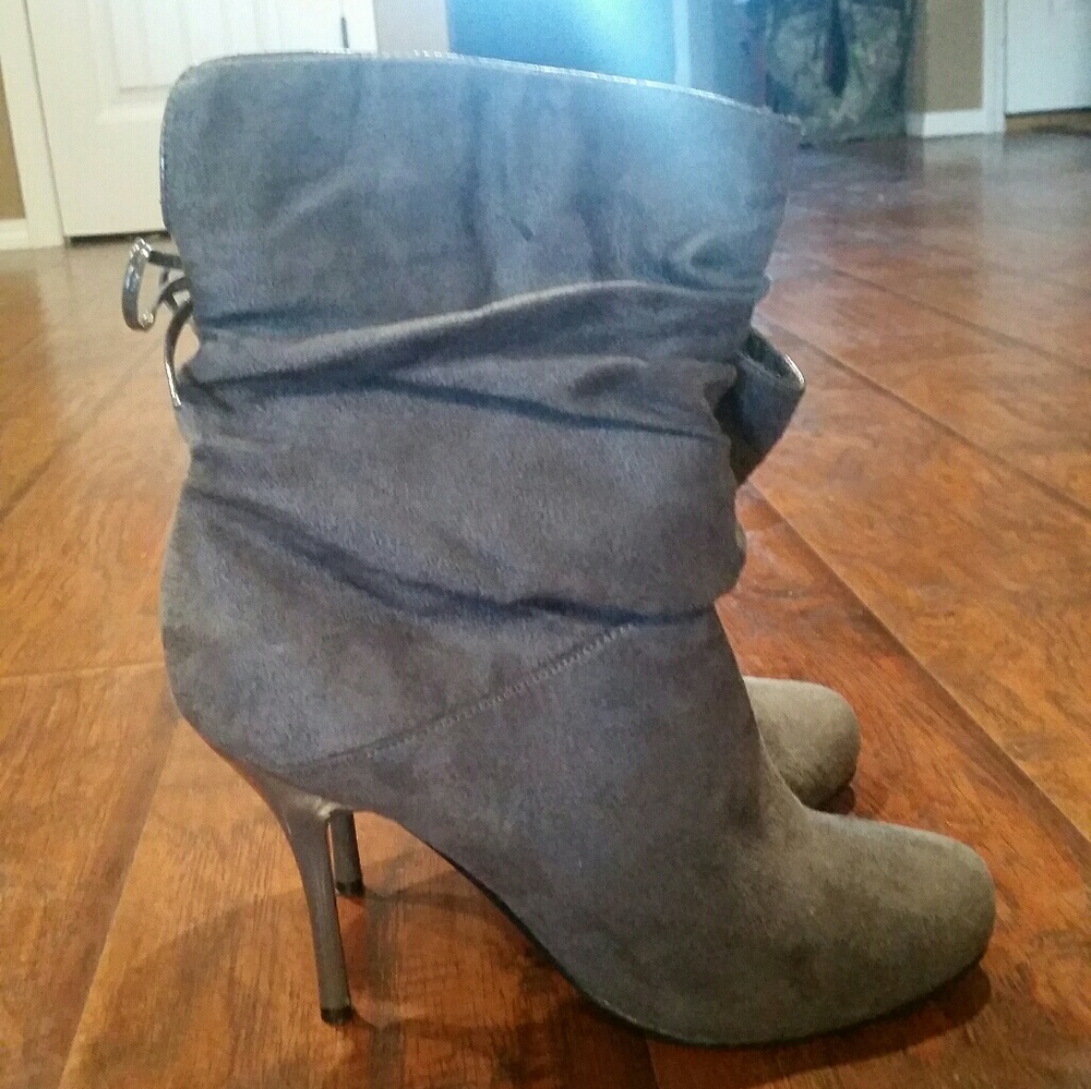 Gray Boots