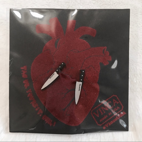 Vinca USA Jewelry - Vinca USA Chef's Knife Earrings
