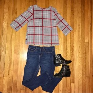 Plaid Top