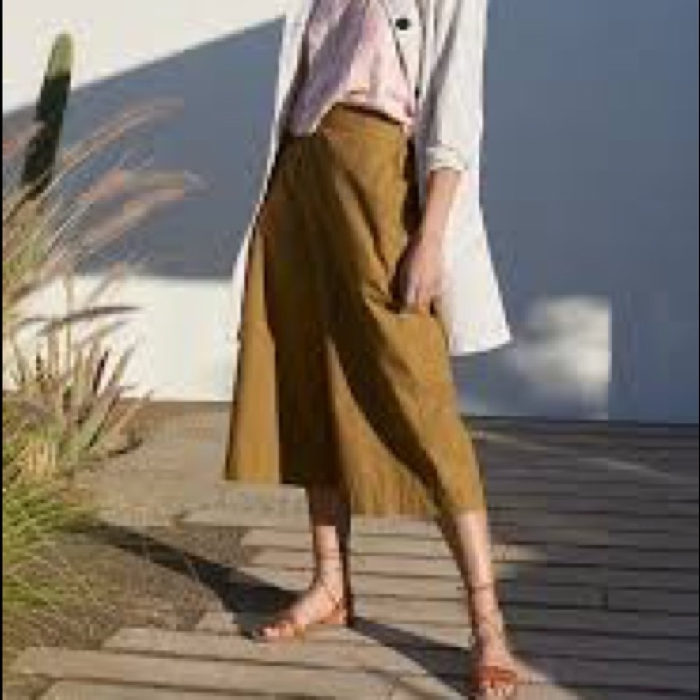 Madewell mayfield culotte pants
