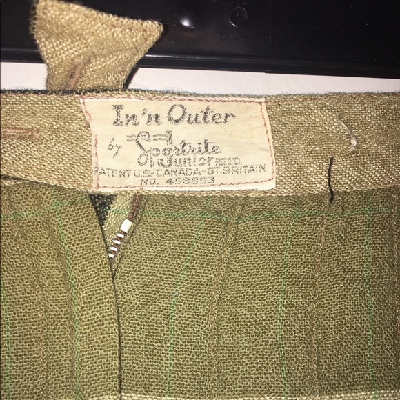 Vintage School Girl Plaid Pleated Skirt - Picture 4 of 4