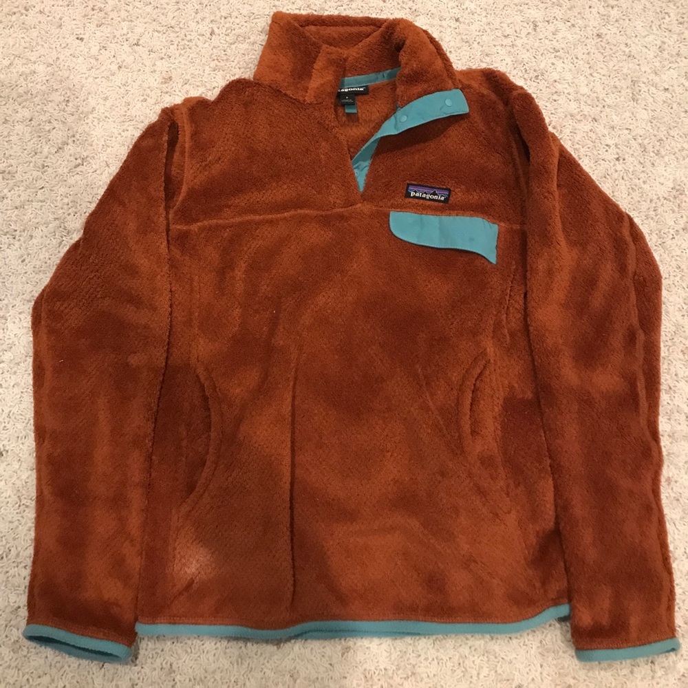Patagonia fleece 1/4 button jacket